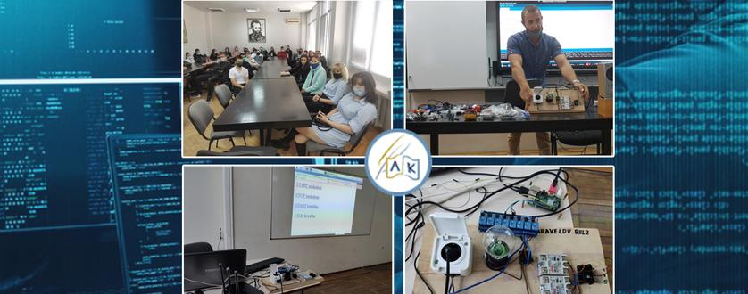 Представяне на Arduino && Raspberry PI в СУ "Л. Каравелов", гр. Добрич (12а,11а,10а,5в,7в)