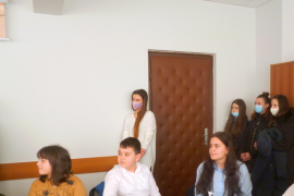 Награждаване на победителите в VI Областен конкурс рецитал „За да я има България".