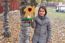 Къщички за птичките в двора