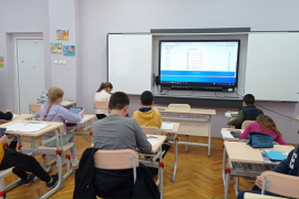Интерактивно провеждане на пробно НВО в четвърти клас