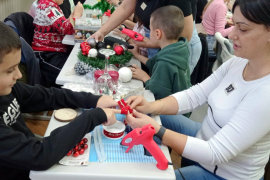 Коледна работилница „Светлинки от сърцето“