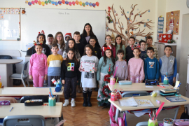 Конкурс за най-хубаво украсена коледна стая и най-добре ръчно изработена коледна играчка.